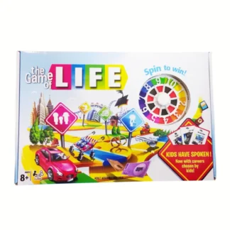 Life Simulation Board Game - Spin Wheel Party Game (2-4 Players) Board Game, Card Game, Ideal for Family Gatherings, Gift