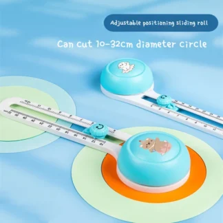 Circular Paper Cutter Scrapbook Cards Circle Shape Cutter DIY Round Paper Cutting Knife 360 Rotary Adjustable Circle Cutter
