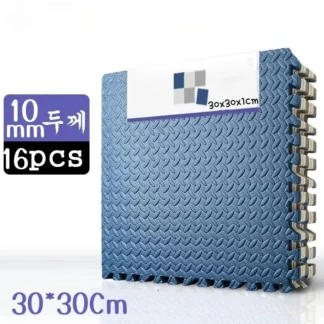 30*30cm Thick Baby Mat EVA Leaf Pattern Fitness Floor Mat Yoga Fitness Non-slip Interlocking Carpet Room Decorative Floor Tile