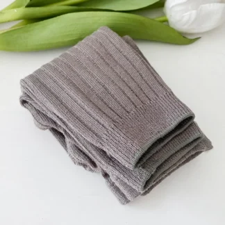 Basic Ribbed Sweater and Tights Set for Toddler Girls 1-6Y – Comfortable Cotton Top & Footless Leggings, Everyday Kids Outfit