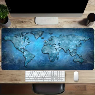 XXL Colorful World Map Desk Mat Large Gaming Office 900X400MM laptop PC Mouse Pad Soft Rubber Keyboard Mousepads Long Table Mats