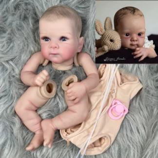 18inches Already Painted Bebe Bettie Doll Kits Vinyl Reborn Doll Unassembled DIY Reborn Doll Kit Gift for Children