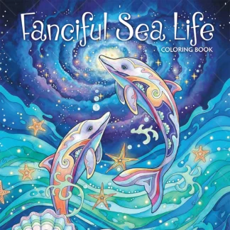 Fanciful Sea Life Cute & Comfy Coloring Book for Adults Cute Drawing Book Perfect Gift for Party and Birthday
