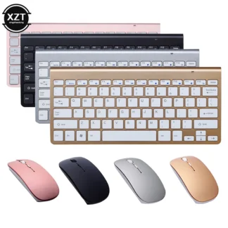 2.4G Wireless Keyboard and Mouse Protable Mini Keyboard Mouse Combo Set For Notebook Laptop Mac Desktop PC Computer Smart TV PS4
