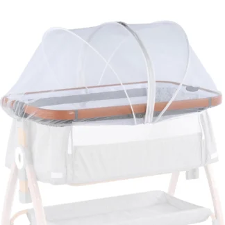 Universal Baby Mosquito Net Bassinet Cover with 2-Way Zipper Infant Car Seat Insect Mesh Net Encrypted Bug Net Crib Protectors