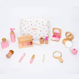 Children's Early Education Simulation of Every Family Makeup Bag Doctor Set Puzzle Small Kitchen Role Play Wood Toys Girl Gift