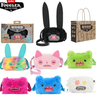Original Fuggler Bagger Generation  Soft Plush Doll Crossbody Bag Teeth Monster Ugly Cute Funny Bag Chlidren Birthday Gift