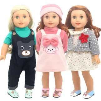 Baby Doll Bikini Clothes Fit for 43cm Born Bebe Doll Clothes 18" American Dolls Clothes