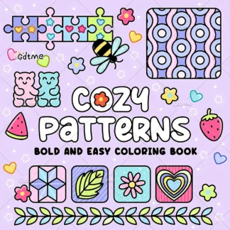 Comfort pattern Coloring Book for Adult and Kids Unique Book for Relaxation Upgraded Paper for Comfortable Coloring Perfect Gift