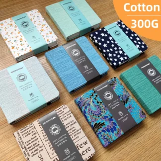 100% Cotton Square Watercolor Sketchbook 300gsm Paper Folded Drawing Pad Organ Sketch Notebook Student Watercolor Journal Book