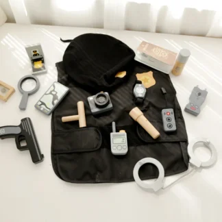 Children's International Criminal Police Suite Simulation Play Home Role Playing Professional Experience for Boys and Girls