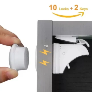 Drawer Latch Cabinet Door Magnetic Child Safety Lock Limiter Children Protection Baby Safety Lock Invisible Lock Kids Security