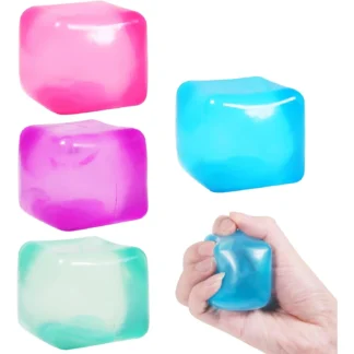 High Density Gel Ice Cube Toy Square Decompression Vent Squishy Stress Ball Squeeze Toys Stress Relief Sensory Toy squeeze toys