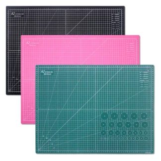 A2 Self-Healing Cutting Mat 23.6x17.7 Inch, Multipurpose Craft Mat for DIY/Office/School/Quilting, Non-Slip Gridded Work Surface