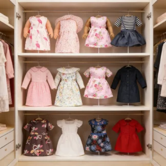 Baby Doll Clothes Dress Flamingo Cute Summer Skirt Bodysuit For 18 Inch American&43cm Reborn New Born Doll OG Girl`s Toy Doll