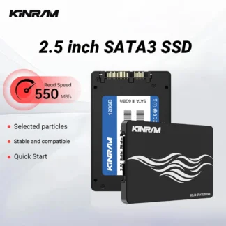 KinRam 256GB SSD 240GB 2.5 SATA3 Laptop Hard Disk 120GB 128GB Internal SATA 3 HDD 64GB 512GB Solid State Drive For PC Desktop