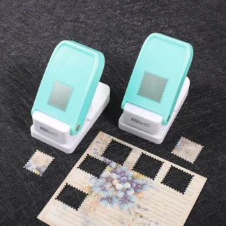 Stamp Shaped Paper Punch, Portable Hole Puncher for Crafts, Scrapbooking Supplies, DIY Card Making & Paper Crafting Tool