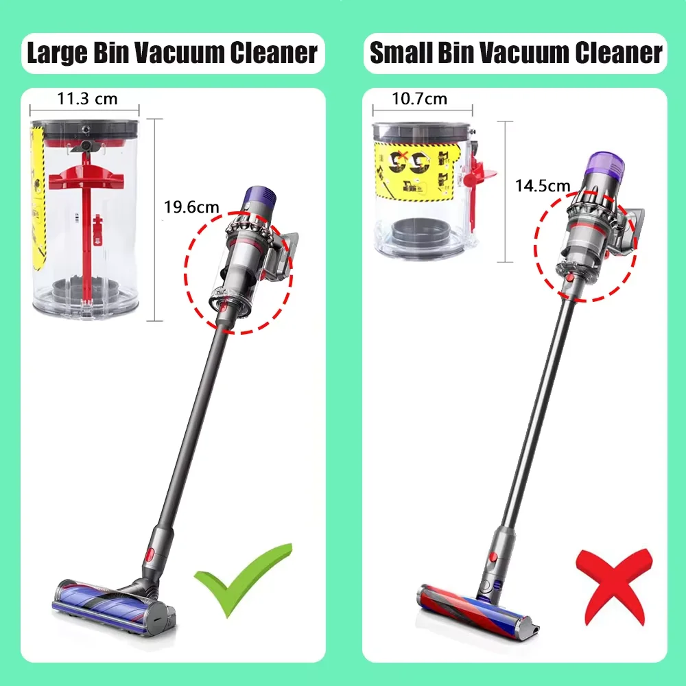 Large Dust Bin For Dyson V11 V15 SV14 SV15 SV22 Vacuum Cleaner Spare Replacement Dust Bucket Canister Sweeping - Image 4