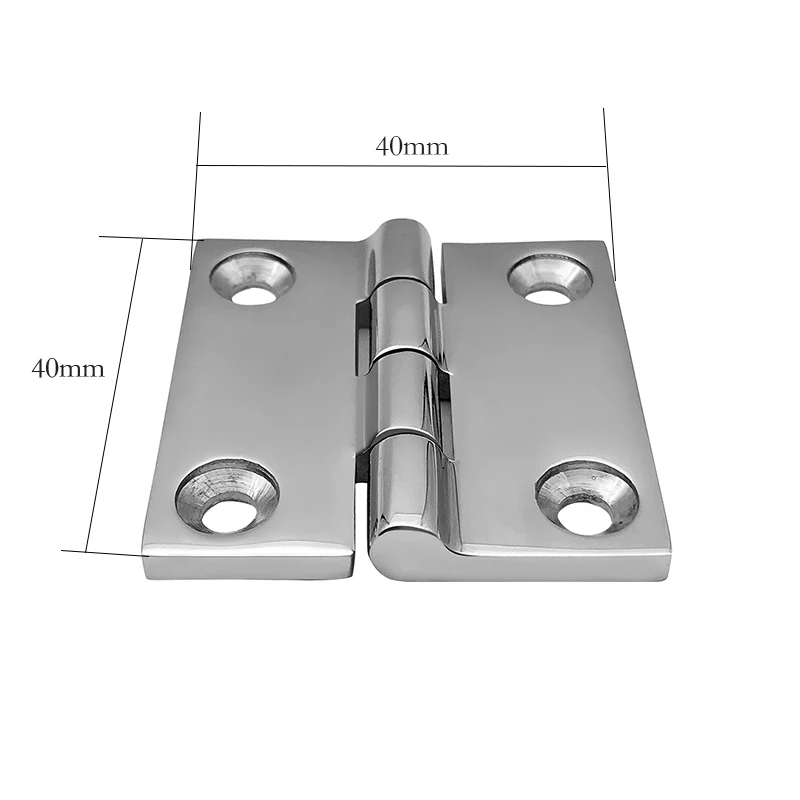 316 Stainless Steel Casting Hinge Flat Hinge Cabinet Doors For Windows 4 / 6 Holes Cast Strap Deck Hinge for Boat Hardware - Image 20