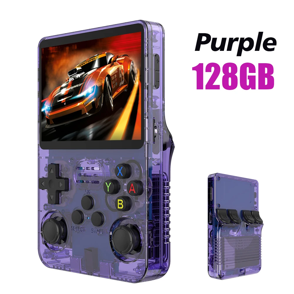 Open Source R36S Retro Handheld Video Game Console Linux System 3.5 Inch IPS Screen Portable Pocket Video Player R35S 64GB Games - Image 8