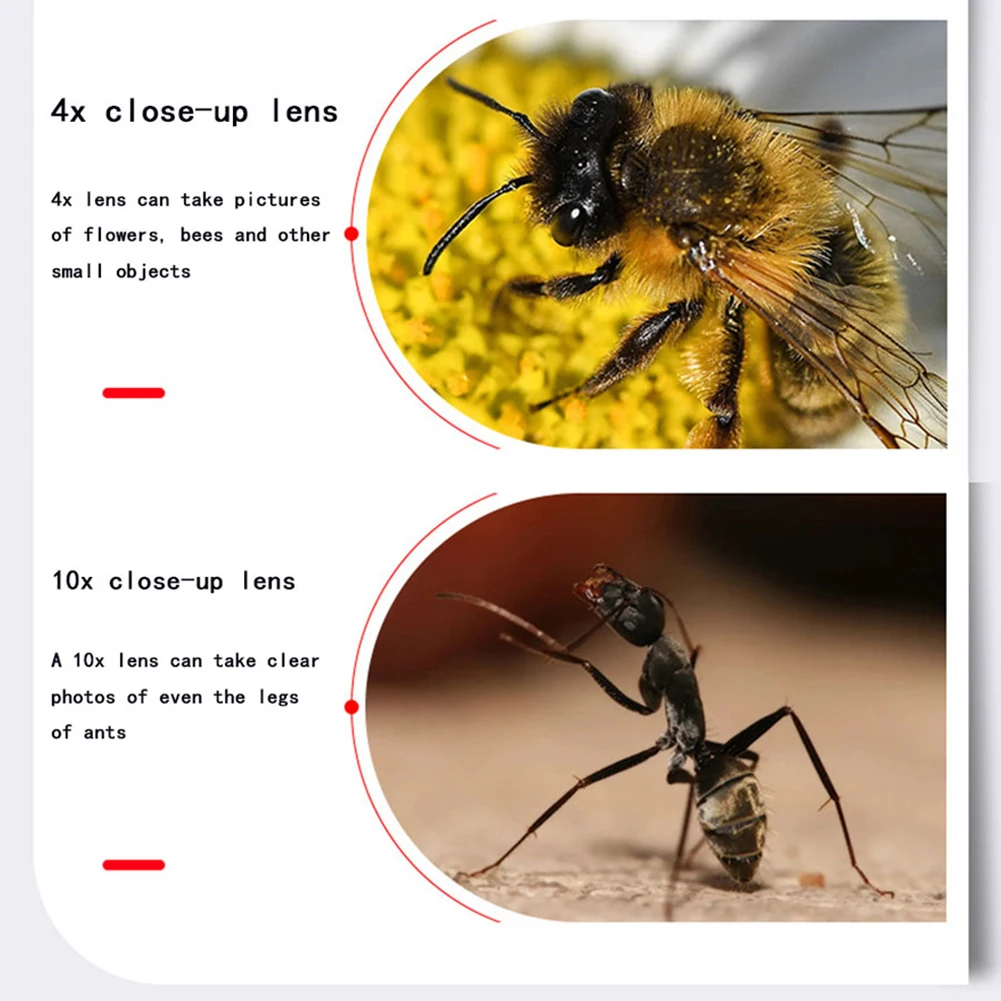 MYOBO Macro Close Up Lens Filter +1 +2 +4 +10 Filter Kit- 37 40.5 43 46 49 52 55 58 62 67 72 77 82 mm for DSLR SLR Camera Filter - Image 5