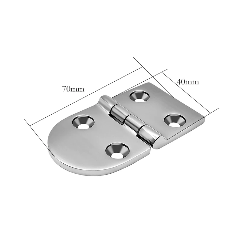 316 Stainless Steel Casting Hinge Flat Hinge Cabinet Doors For Windows 4 / 6 Holes Cast Strap Deck Hinge for Boat Hardware - Image 8