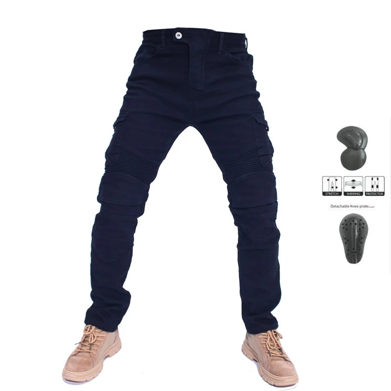 Motorcycle Jeans Pantalones Motocicleta Hombre Featherbed Jeans Standard Version Car Ride Trousers Pant Summer Riding - Image 8