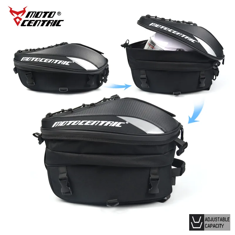 Motocentric Waterproof Motorcycle Tail Bag Multifunction Motorcycle Rear Seat Bag High Capacity Motorcycle Bag Rider Backpack - Image 2