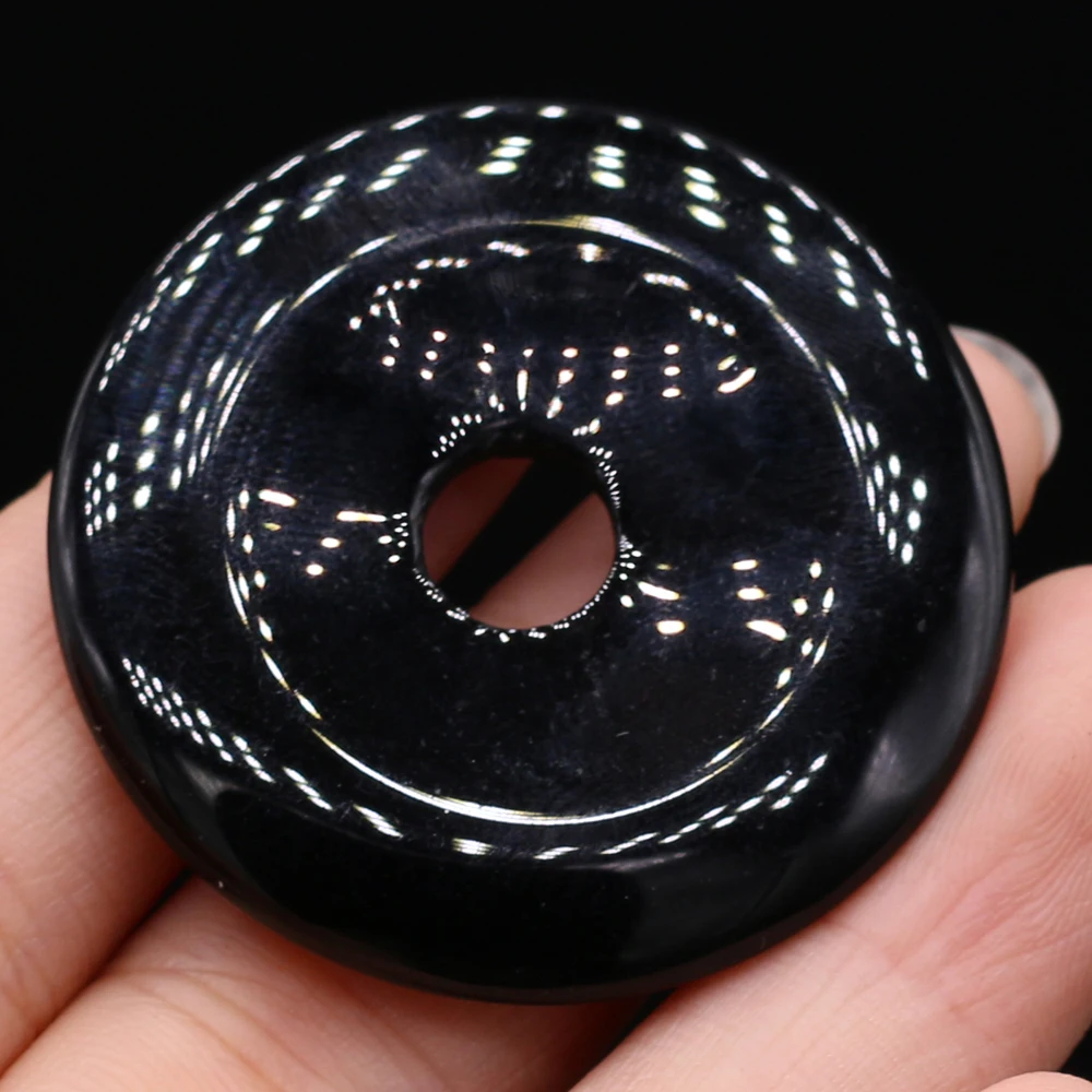1PC Natural Stone Big Hole Beads Charms Rose Quartz Crystal Agates Pendant for Jewelry Making DIY Necklace Earring Accessories - Image 7