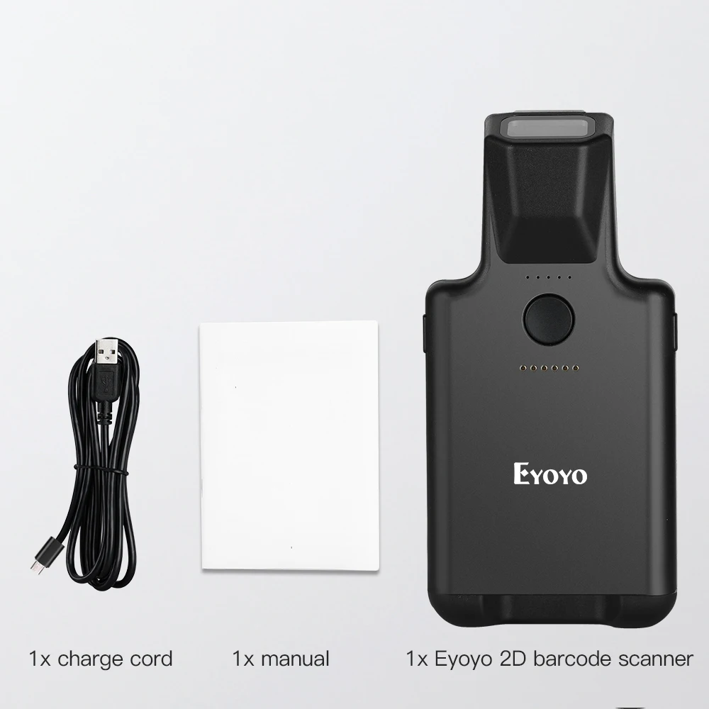 Eyoyo EY-017 2D Back Clip Bluetooth Barcode Scanner Portable Barcode Reader Data Matrix 1D QR Bar Code Reader Android IOS System - Image 6