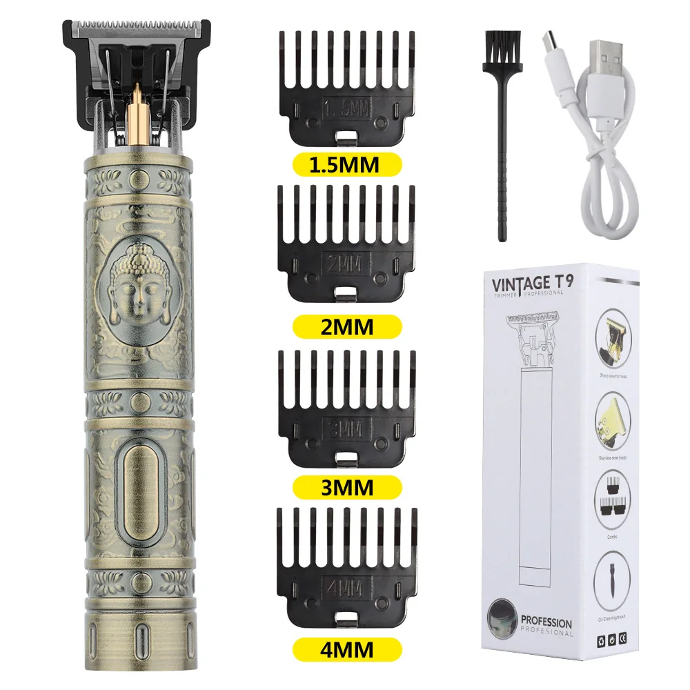 Retro T9 Original Haircutting Machine Set Jackets Trimmer Men's Electric Shaver Male Lence Pro Barber Shaver for Sensitive Areas - Image 10
