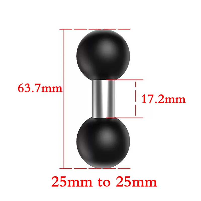 1 inch Ball Head Adapter Mount Base Motorcycle Handlebar Rearview Mirror Bracket for DJI GoPro Insta360 Action Camera Accessory - Image 9