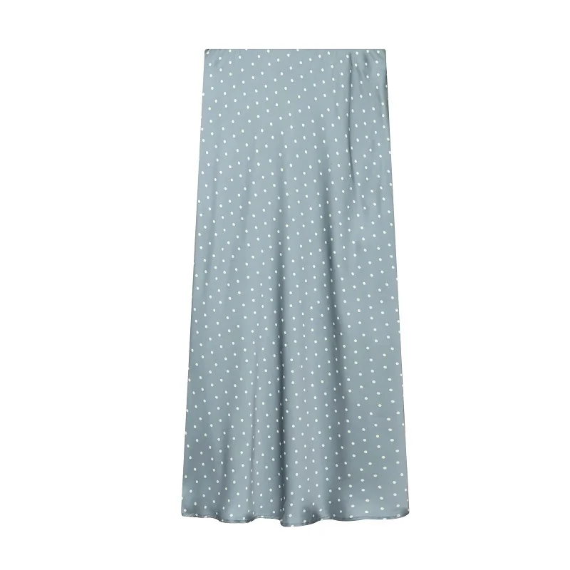 MUJER Woman 2026 Satin Skirt Women High Waist Long Skirts For Women Summer Black Midi Skirt Woman Office Elegant Women's Skirts - Image 7