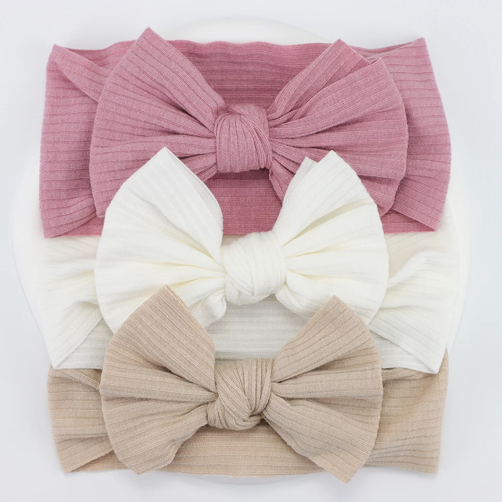 3Pcs/Set Baby Girl Headbands Lot Bows Baby Headband Newborn Gift Elastic Hair Bands Children Turban Kids Infant Hair Accessories - Image 18