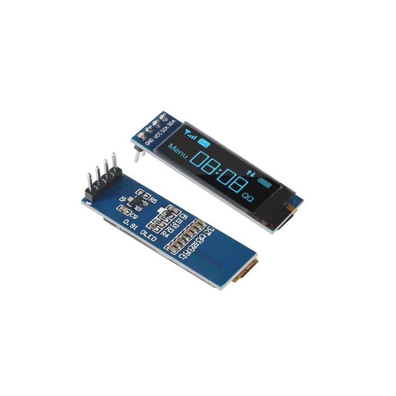 1-10pcs 0.91 inch OLED display module white/blue OLED 128X32 LCD LED Display SSD1306 12832 0.91 IIC i2C Communicate for ardunio - Image 2