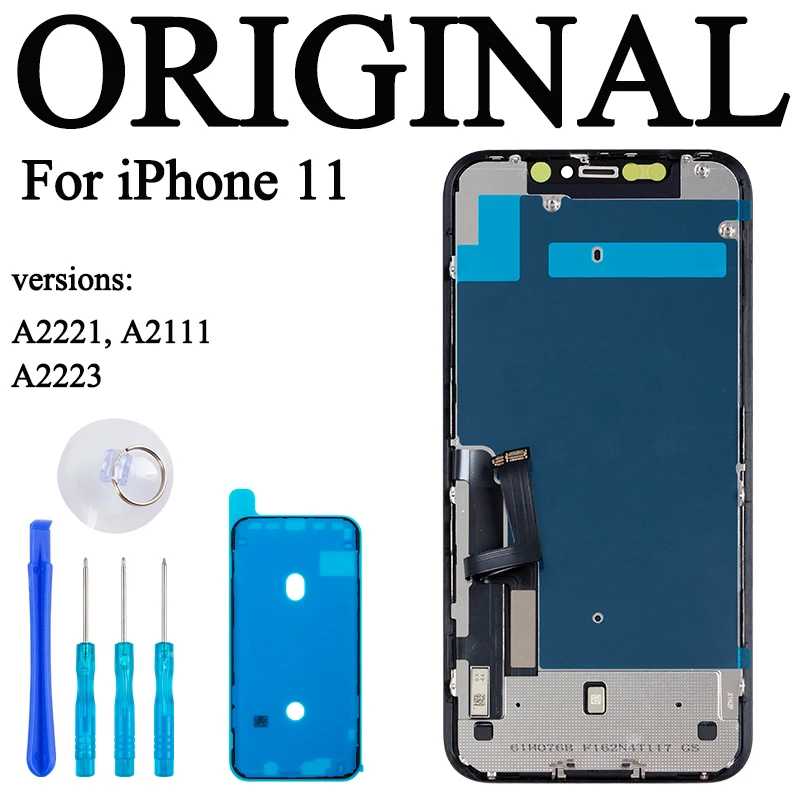 100% Tested Lcd For iPhone 11 Display 3D Touch Screen Replacement with Metal Frame Full FHD Durable Easy to Install Factory Lcd - Image 8