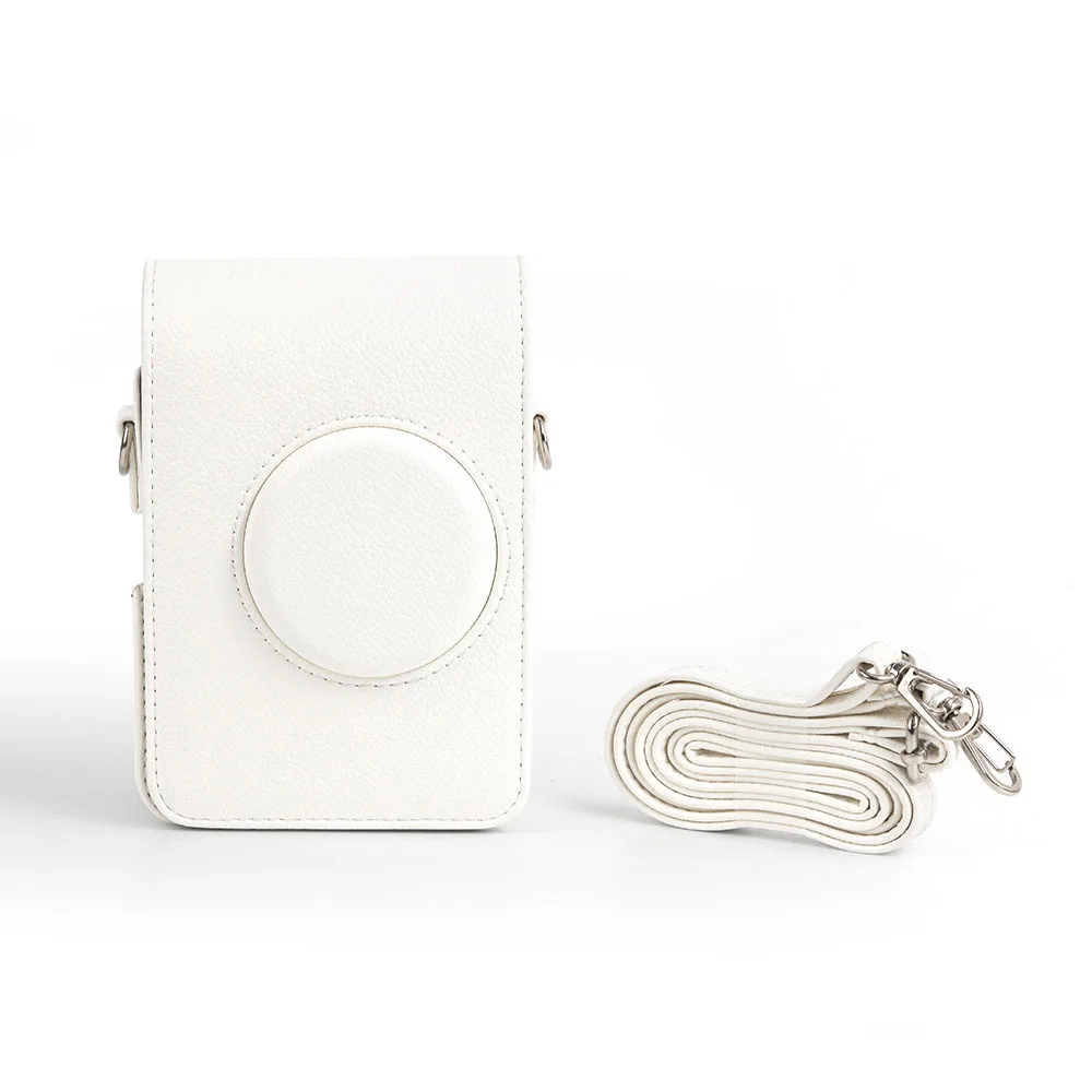 Camera Bag For Fujifilm Instax Mini EVO Instant Film Camera Case PU Leather Soft Silicone Cover Bag with Shoulder Strap - Image 8