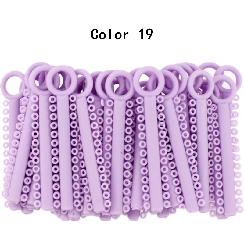 20Sticks=520PCS Dental Orthodontic Elastic Ligature Ties Rubber Bands for Teeth Braces Dentistry Elastomeric Ring Leagues Lab - Image 16