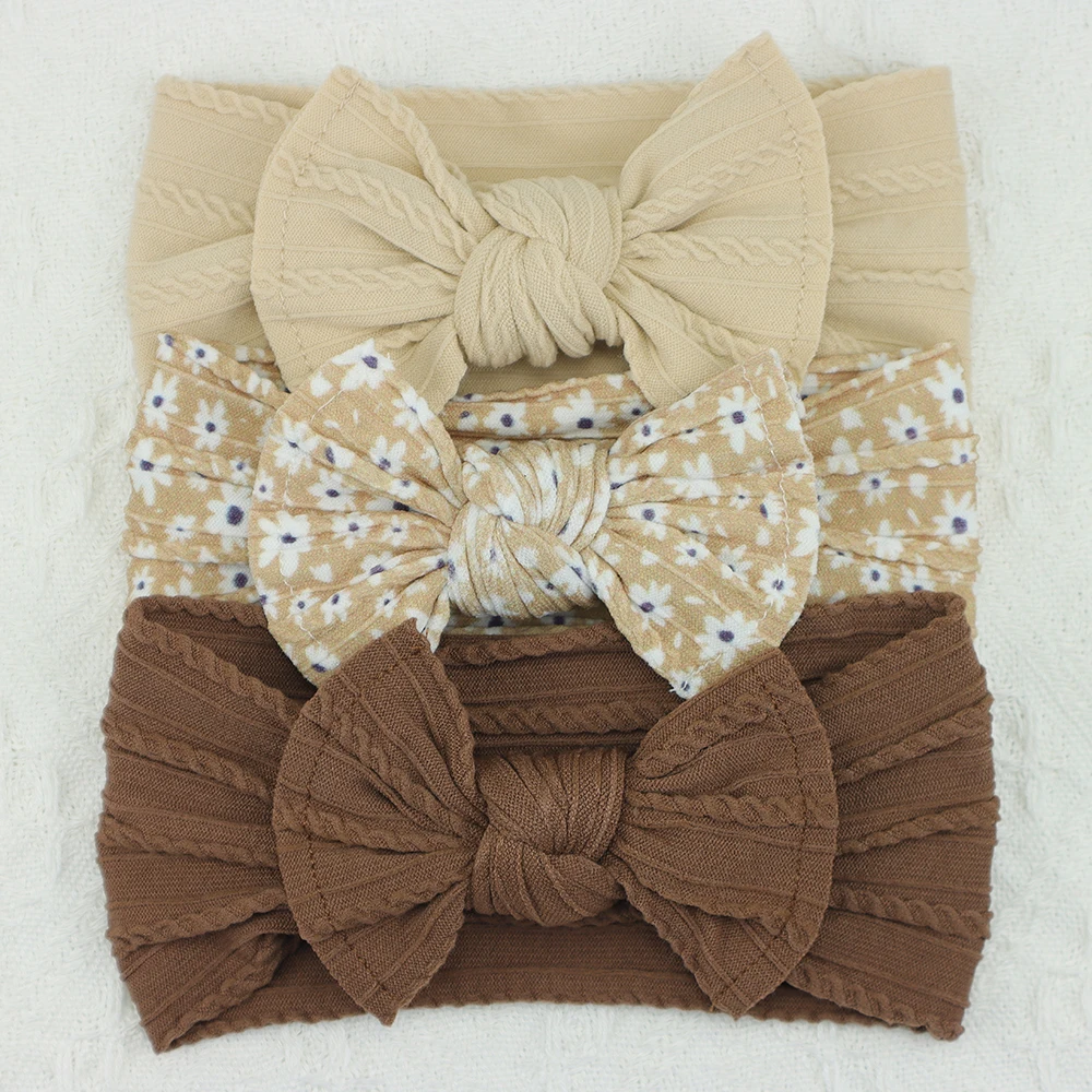 3Pcs/Set Baby Girl Headbands Lot Bows Baby Headband Newborn Gift Elastic Hair Bands Children Turban Kids Infant Hair Accessories - Image 9