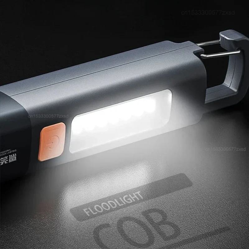Mijia Outdoor Flashlight Portable Strong Light Variable Focus with Floodlight Side Lights Long Range Rechargeable Flashlight - Image 4