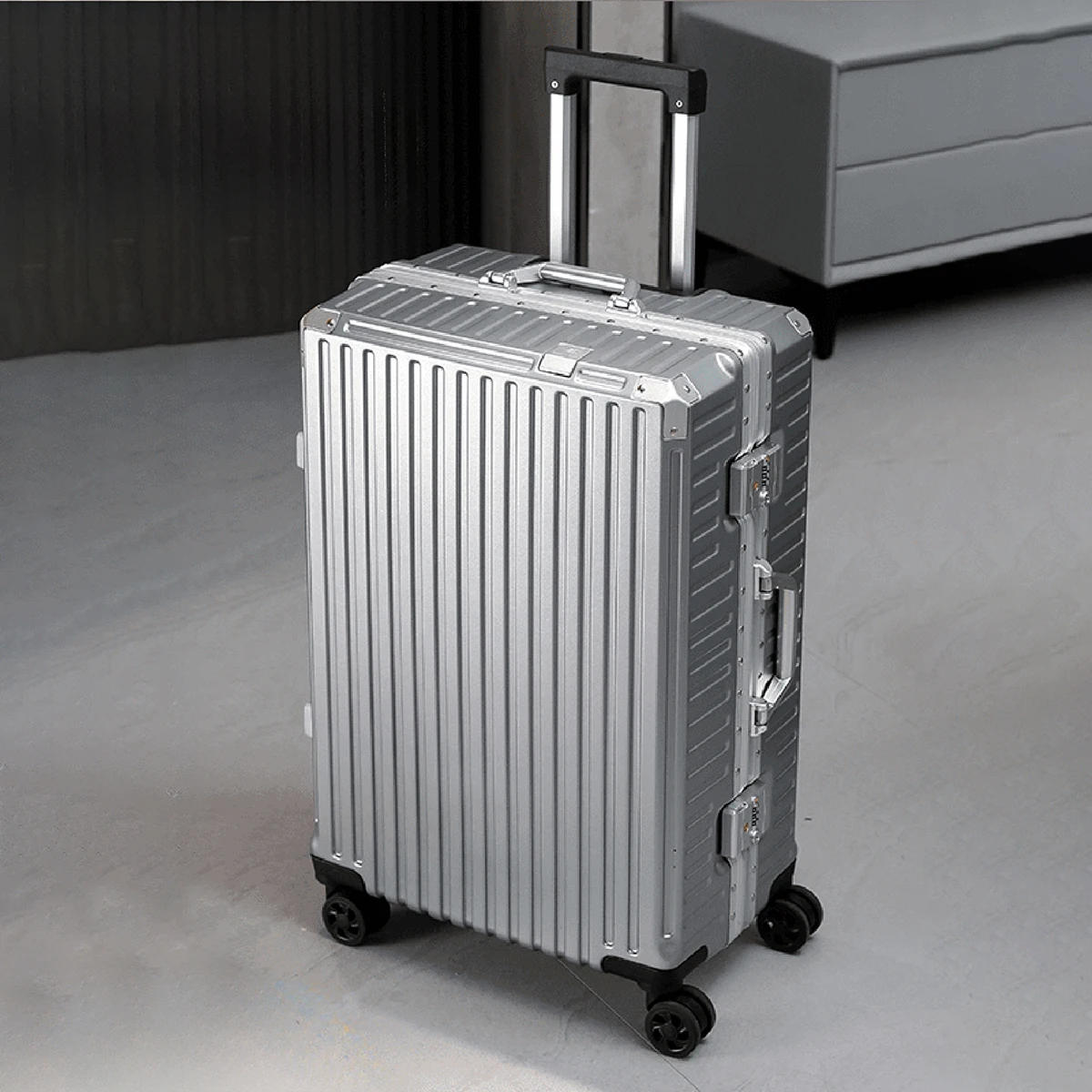 Trolley Luggage 20 24 26 28" Aluminum Frame Rolling Luggage Case USB Travel Suitcase on Wheels Combination Lock Carry on Luggage - Image 18