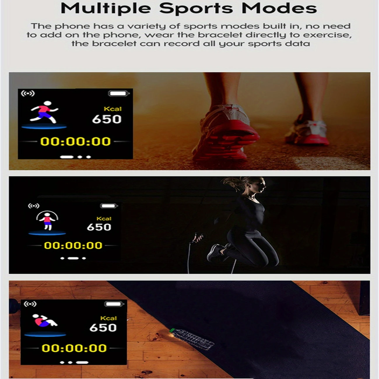 D13 Smart Watch Men Women 116 Plus Sports Mode Running Track Fitness Smart Band Message Reminder Smart Bracelet For Android IOS - Image 3