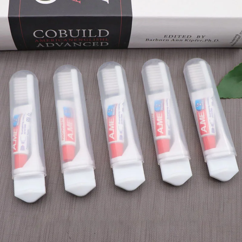 1/5 PC Portable Mini Travel Toothbrush Toothpaste Set Adult Outgoing Camp Disposable Toothbrush Carry-on Deep Cleaning Oral Care - Image 6