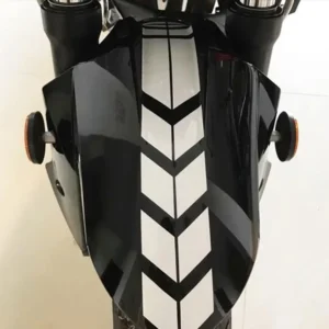 Motorcycle Arrow Stripe Stickers Fender Paste Universal Waterproof Oilproof Reflective Motorbike Tape Decal Moto Accessories
