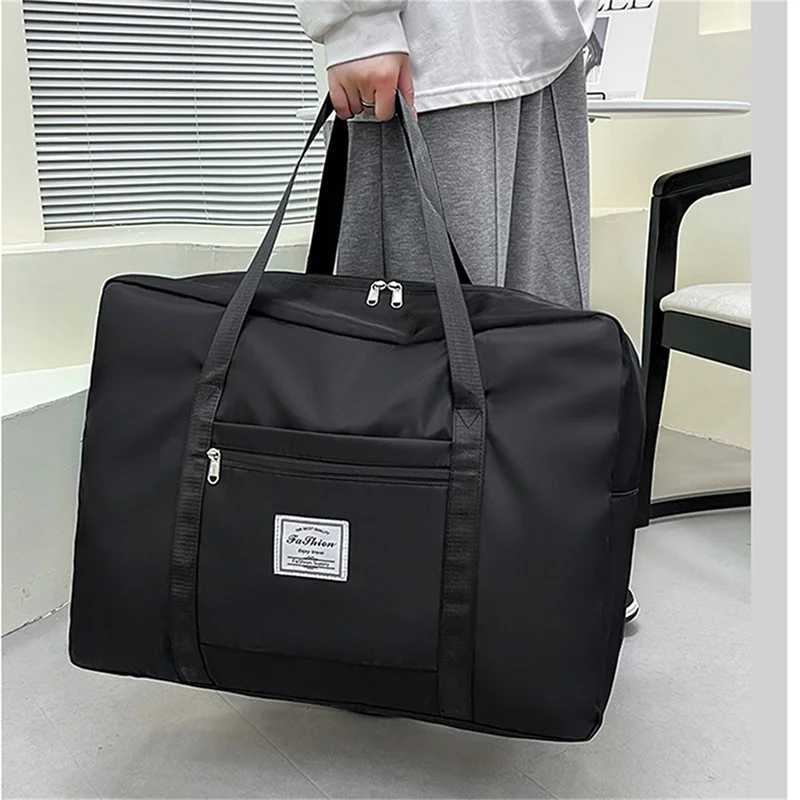 Large Capacity Folding Travel Bags Waterproof Luggage Tote Handbag Travel Duffle Bag Gym Yoga Storage Shoulder Bag For Women Men - Image 6