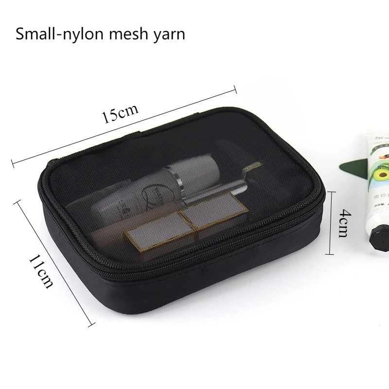 Women Makeup Bag Waterproof Clear PVC Travel Cosmetic Bags Case Travel Make Up Kit Bags for Men Toiletry Brush Organizer Pouch - Image 11