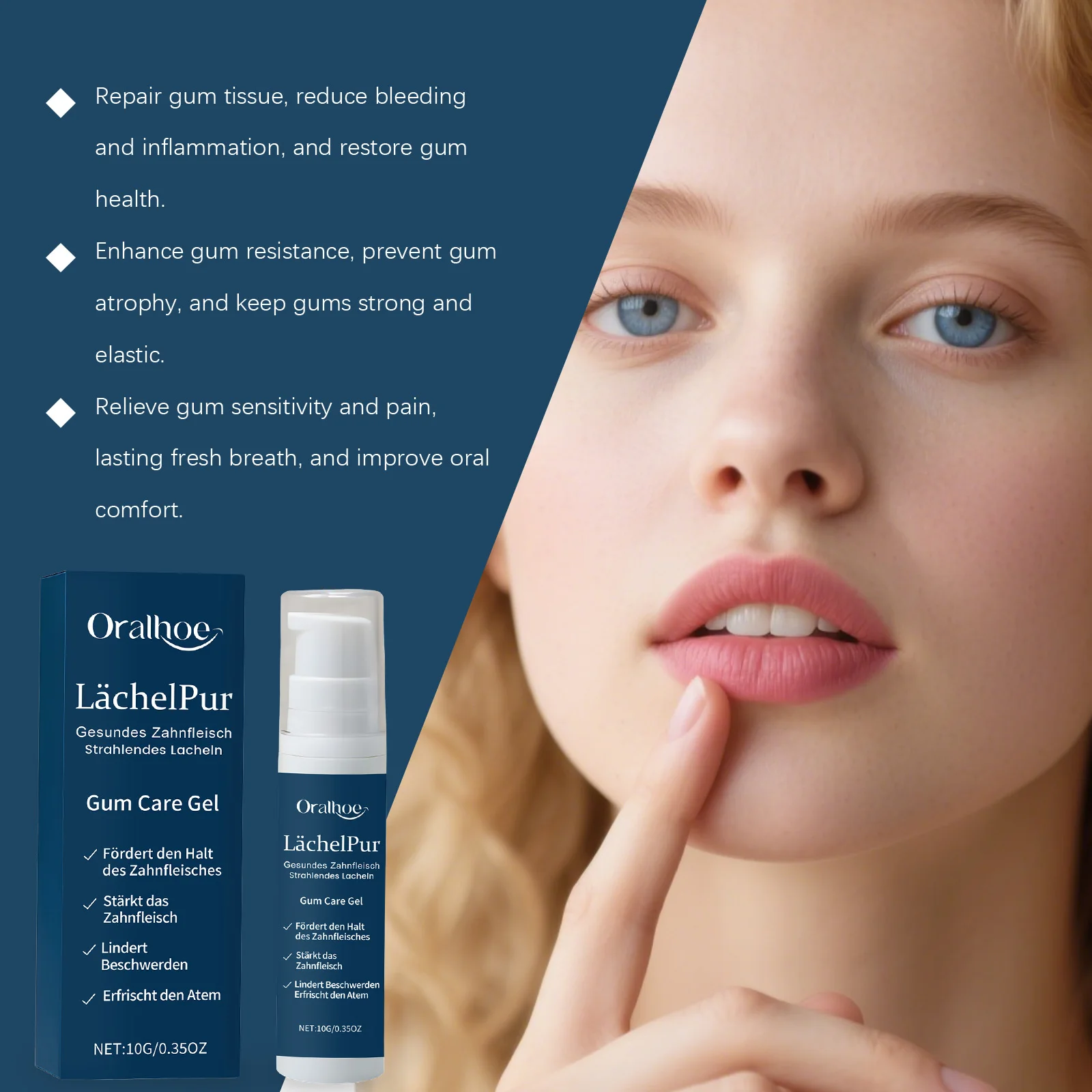 Teeth Care Gel Oral Care Gentle Gum Soothing Gel Fresh Breath Clean Travel Size Tooth Damage Serum Toothpaste Relieve - Image 5