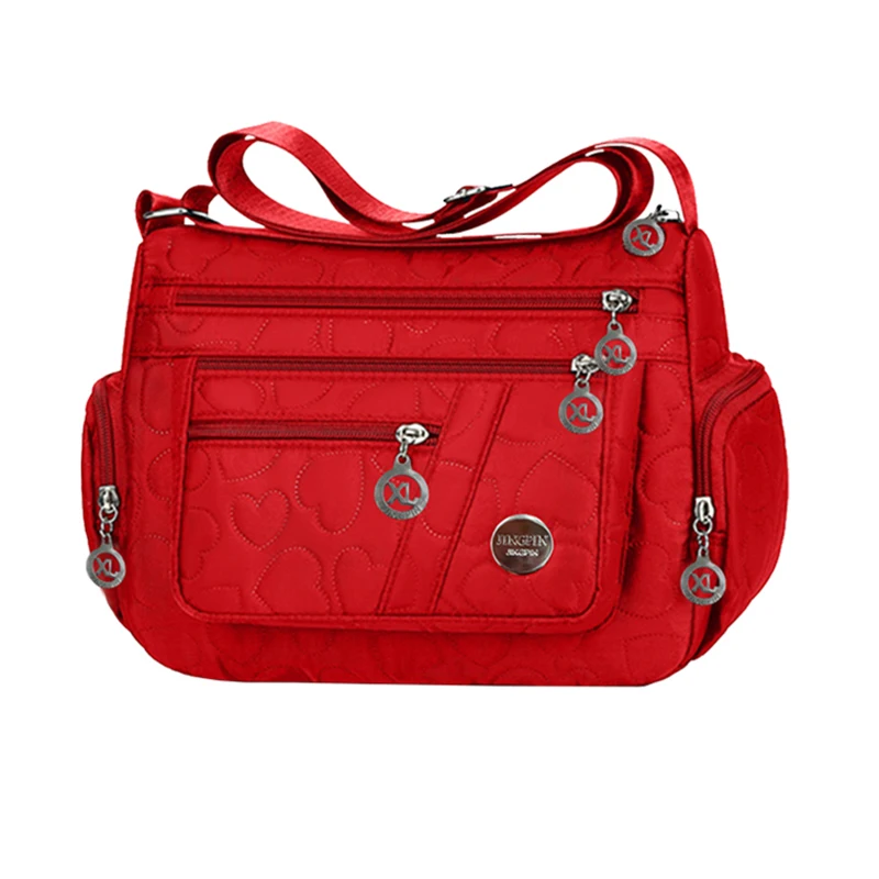 New style neutral nylon fabric ladies' handbag Oxford cloth shoulder strap crossbody bag travel bag multi-compartment casual bag - Image 11