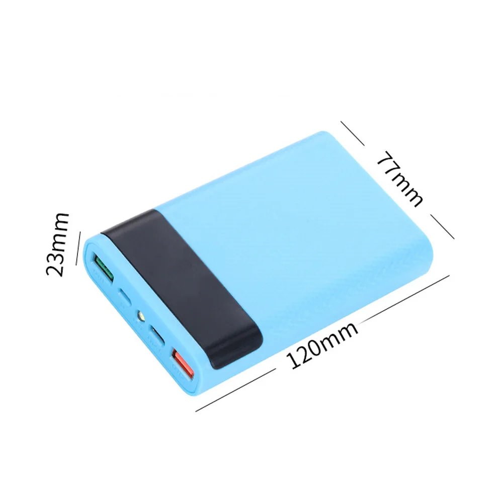 4x18650 DIY Power Bank Box 15000mAh Super Fast Charging Box with Digtal Display for for Samsung for iPhone - Image 4