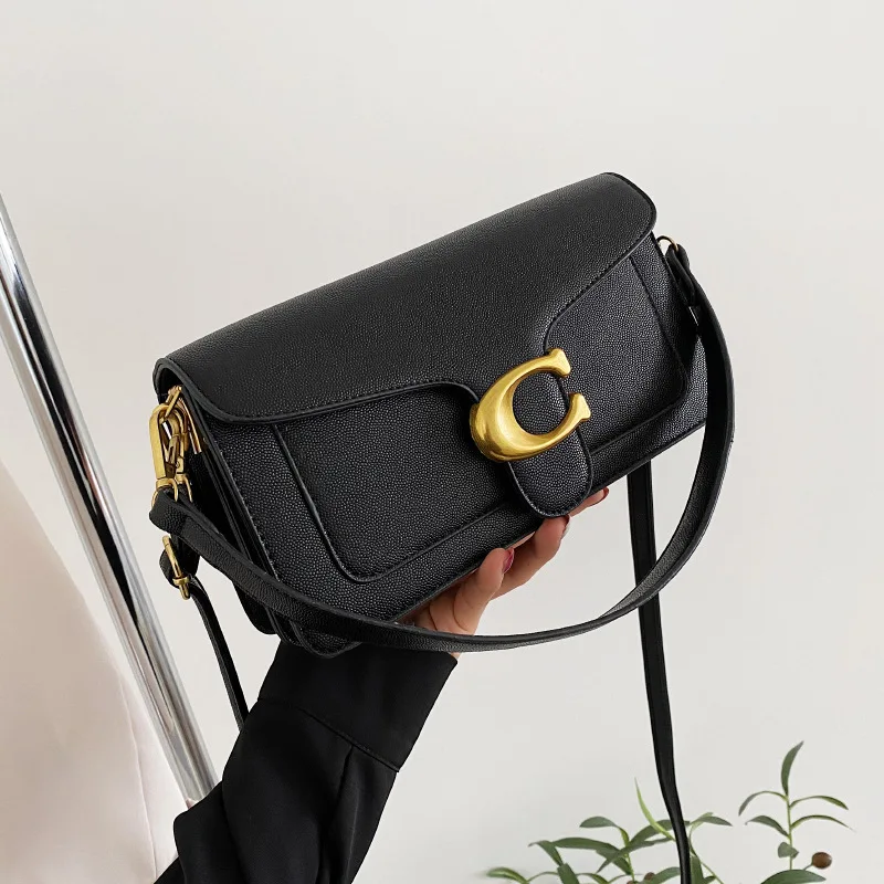 Double-Strap Small Square Crossbody Bag – Stylish Underarm Shoulder Purse for Women - Image 8
